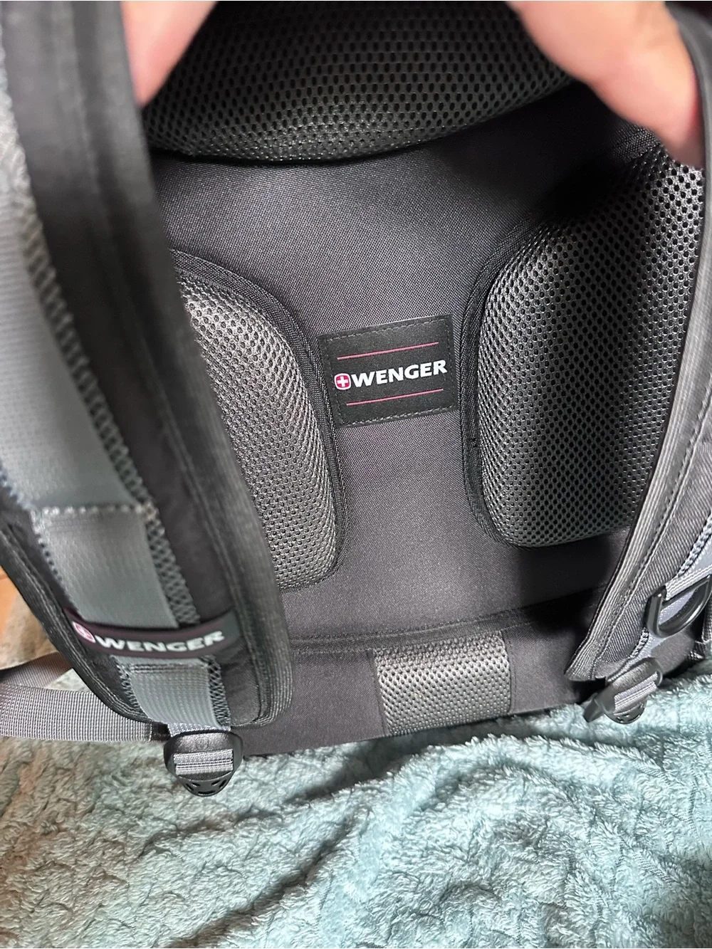 SwissGear Wenger Synergy Black & Gray Backpack